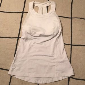 White lululemon tank